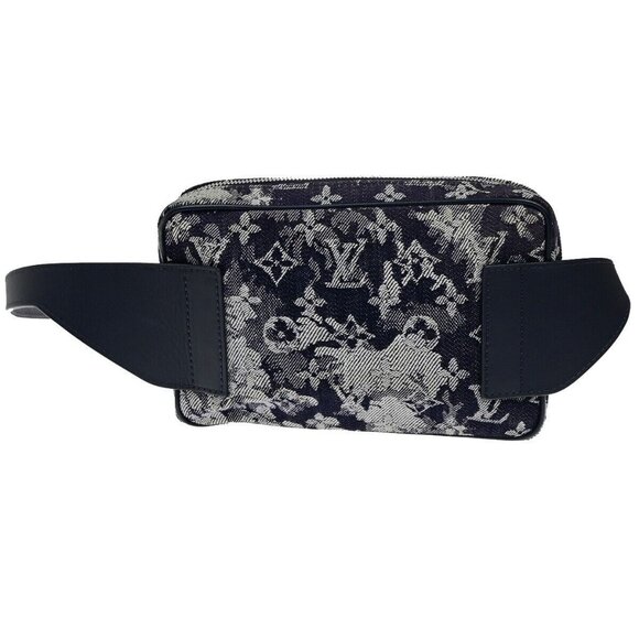 LOUIS VUITTON LV Bum Bag Body Bag Monogram Tapestry Canvas Blue M57281 304RL006 - Picture 5 of 16